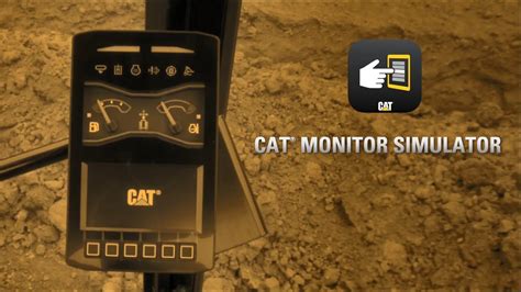 cat mini excavator simulator|monitor simulator for cat mini.